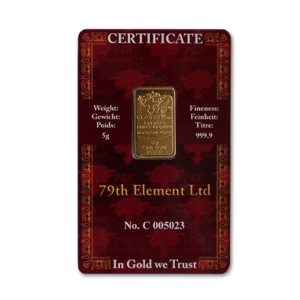 Gold bar 5 gram - image 1